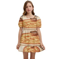 Let`s Make Pizza Kids  Short Sleeve Dolly Dress by ConteMonfrey