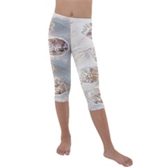 There`s Not Such A Thing As Too Much Garlic! Kids  Lightweight Velour Capri Leggings  by ConteMonfrey