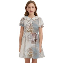 There`s Not Such A Thing As Too Much Garlic! Kids  Bow Tie Puff Sleeve Dress by ConteMonfrey