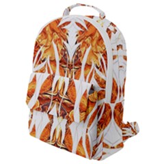 Dragon Symmetry I Flap Pocket Backpack (small) by kaleidomarblingart