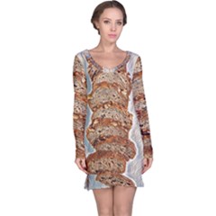 Bread Is Life - Italian Food Long Sleeve Nightdress by ConteMonfrey