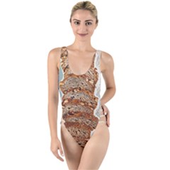 Bread Is Life - Italian Food High Leg Strappy Swimsuit by ConteMonfrey