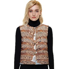 Bread Is Life - Italian Food Women s Short Button Up Puffer Vest by ConteMonfrey