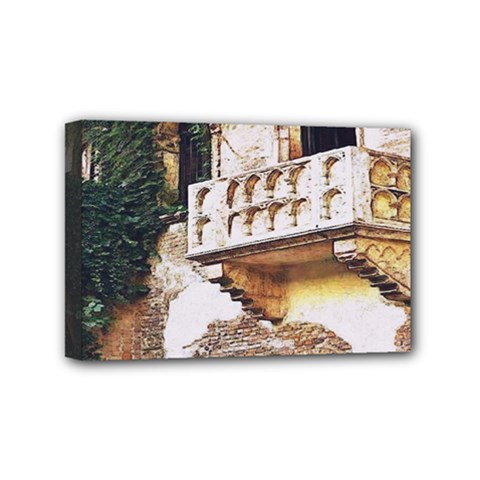 Juliet`s Windows   Mini Canvas 6  X 4  (stretched) by ConteMonfrey