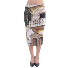 Juliet`s Windows   Midi Pencil Skirt by ConteMonfrey