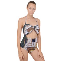 Juliet`s Windows   Scallop Top Cut Out Swimsuit by ConteMonfrey