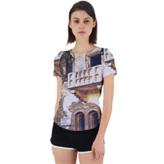 Juliet`s Windows   Back Cut Out Sport Tee by ConteMonfrey