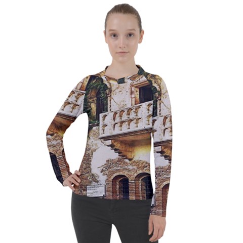 Juliet`s Windows   Women s Pique Long Sleeve Tee by ConteMonfrey