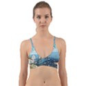 Capri, Italy Vintage Island  Wrap Around Bikini Top View1