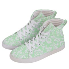 Clean Ornament Tribal Flowers  Men s Hi-top Skate Sneakers by ConteMonfrey