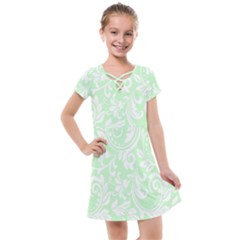 Clean Ornament Tribal Flowers  Kids  Cross Web Dress by ConteMonfrey