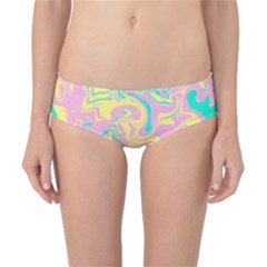 Swimwear Teal Yellow Pink Collection Classic Bikini Bottoms