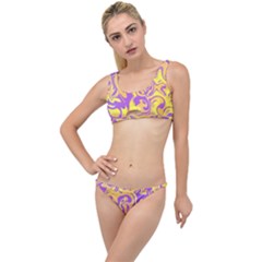 Swimwear Purple Yellow Collection The Little Details Bikini Set by PaperDesignNest