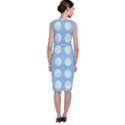 Abstract Stylish Design Pattern Blue Classic Sleeveless Midi Dress View2