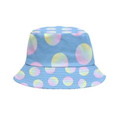 Abstract Stylish Design Pattern Blue Inside Out Bucket Hat by brightlightarts