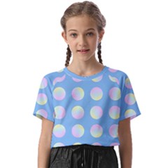 Abstract Stylish Design Pattern Blue Kids  Basic Tee by brightlightarts