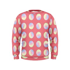 Abstract Stylish Design Pattern Red Kids  Sweatshirt