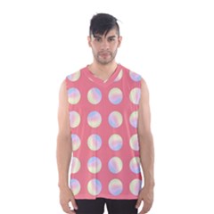 Abstract Stylish Design Pattern Red Men s Basketball Tank Top by brightlightarts