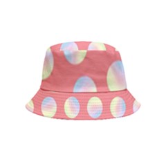 Abstract Stylish Design Pattern Red Bucket Hat (kids) by brightlightarts