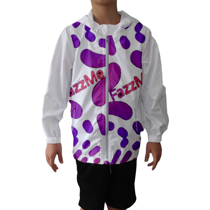  Im Fourth Dimension Fazzme Kids  Hooded Windbreaker