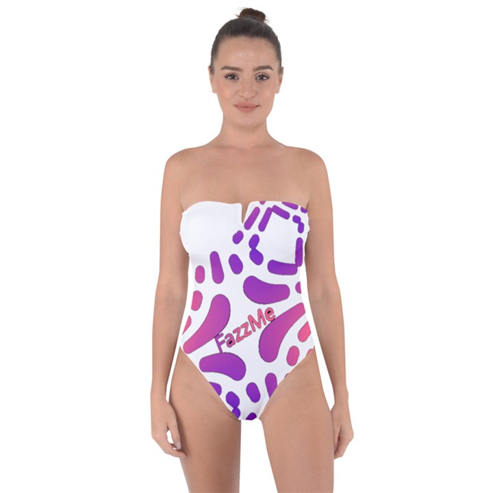  Im Fourth Dimension Fazzme Tie Back One Piece Swimsuit