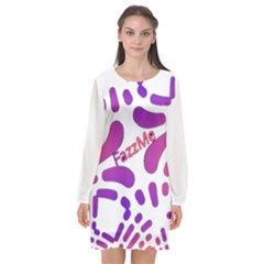  Im Fourth Dimension Fazzme Long Sleeve Chiffon Shift Dress  by imanmulyana