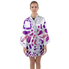  Im Fourth Dimension Fazzme Long Sleeve Satin Kimono by imanmulyana