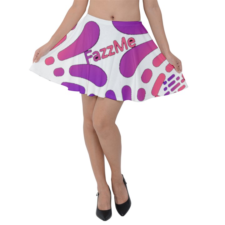  Im Fourth Dimension Fazzme Velvet Skater Skirt