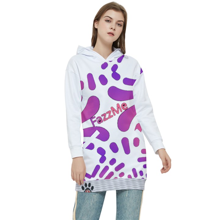  Im Fourth Dimension Fazzme Women s Long Oversized Pullover Hoodie