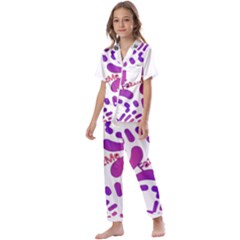  Im Fourth Dimension Fazzme Kids  Satin Short Sleeve Pajamas Set by imanmulyana