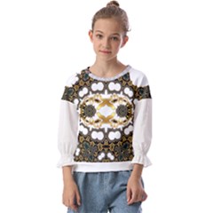  Im Fourth Dimension Trockit Kids  Cuff Sleeve Top