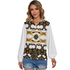  Im Fourth Dimension Trockit Women s Long Sleeve Button Down Shirt