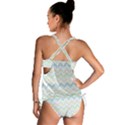 Zigzag Multi-colors White Tankini Set View2