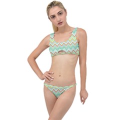 Zigzag Multi-colors Teal The Little Details Bikini Set