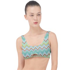 Zigzag Multi-colors Teal The Little Details Bikini Top