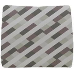 Pale Multicolored Stripes Pattern Seat Cushion by dflcprintsclothing