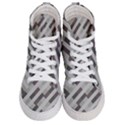 Pale Multicolored Stripes Pattern Men s Hi-Top Skate Sneakers View1