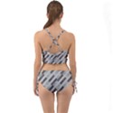 Pale Multicolored Stripes Pattern Mini Tank Bikini Set View2