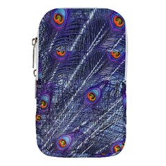 Peacock-feathers-color-plumage Blue Waist Pouch (small) by danenraven