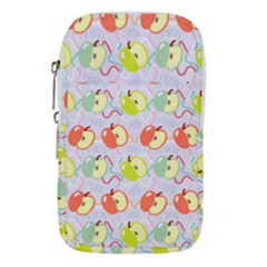 Love Apples Blue Waist Pouch (large) by PaperDesignNest