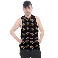 Dancing Clowns Black Men s Sleeveless Hoodie by TetiBright