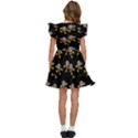 Dancing Clowns Black Kids  Winged Sleeve Dress View4