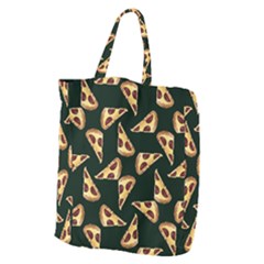 Pizza Slices Pattern Green Giant Grocery Tote by TetiBright