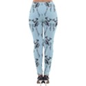 Jogging Lady On Blue Lightweight Velour Leggings View2