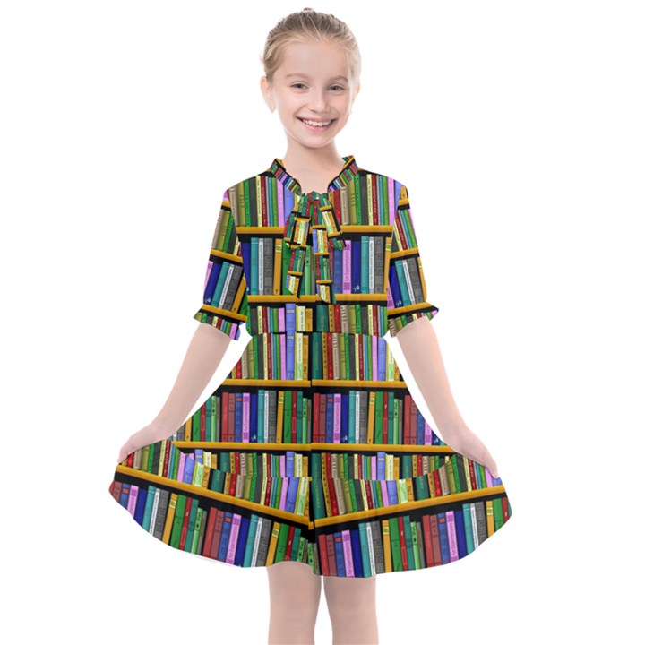 Books On A Shelf Kids  All Frills Chiffon Dress