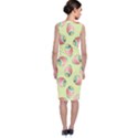 Colorful Easter Eggs Pattern Green Classic Sleeveless Midi Dress View2