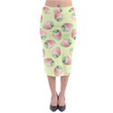 Colorful Easter Eggs Pattern Green Midi Pencil Skirt View1