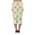 Colorful Easter Eggs Pattern Green Midi Pencil Skirt View2