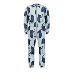 Blue Dolphins Pattern Onepiece Jumpsuit (kids) by TetiBright