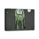 Alien At Lunar Landscape Drawing Scene Mini Canvas 7  x 5  (Stretched) View1